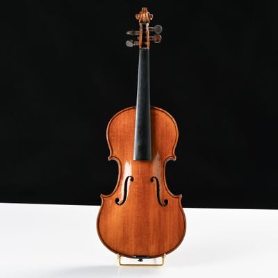 Demi-violon d'étude, reverni, Avec étuis bois L : 31 cm