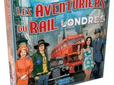 un jeu de société sur lequel figurent des personnages et un bus