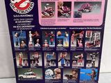 the back of a box with the contents of the ghostbuss action figures