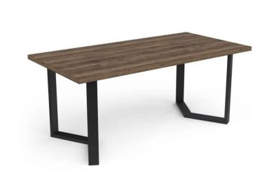 68 / Table - MONACO - Rectangulaire - Décor mélamine c…