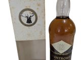 a bottle of glentronie with a cardboard box on the side