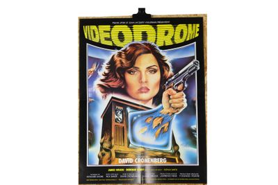 Laurent MELKI (1960-). Réunion de 3 affiches de "Vidéodrome"…