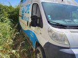an image of a van parked in the grass