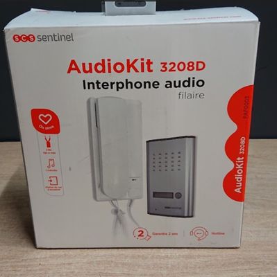 Interphone audio 2 fils SCS SENTINEL AudioKit 3208D - Porte-…