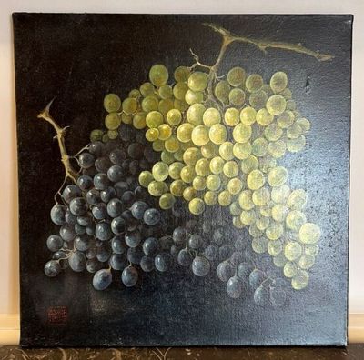 Sophie SCALFAT (XXe siècle) Deux raisins, 2007