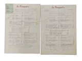 two pages of a french language book with writing on them