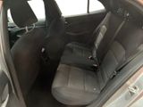 the back seats of a car with a seat belt in a car