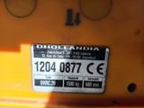 a close up of a label on a machine