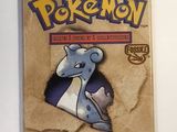 a close up of a bag of pokemon trading cards on a table