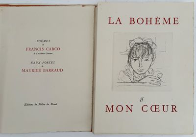 an open book with a drawing of a child on it