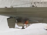 a model of a boat sitting on a table