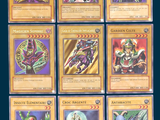 the cards are all different colors and sizes of each character