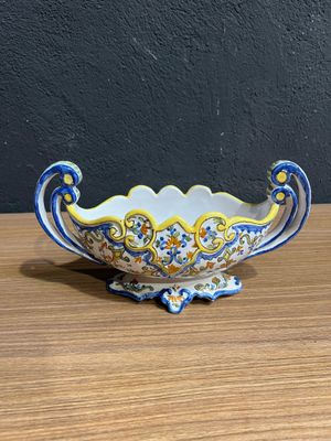 Coupe sur piédouche et anse NEVERS longueur 30 x hauteur 16 …