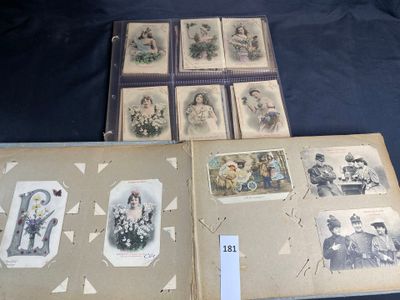 a lot of old photos of people on the pages