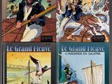four books of the grand heure series are on display
