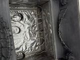 a black case with a picture of a dragon inside of it