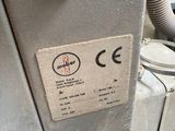 an image of a machine with a label on it ' s side