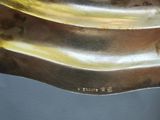 a close up of a metal object on a table