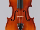 an old violin with a bow on a white background