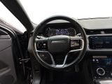 the interior of a car with a steering wheel and dashboard controls
