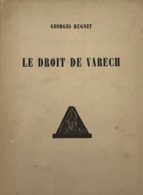 the front cover of a book with a triangle on it