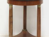 an image of a small table with a black top