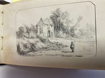 Carnet comprenant 18 photographies anciennes de portraits et…