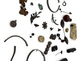 a lot of items that are on a white surface