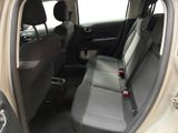 the back seats of a car with a seat belt in a car