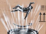 une photo d'un tableau représentant un homme tombant d'une fontaine