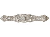 une broche ancienne en diamants et or blanc