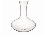 une image représentant un vase en verre transparent sur fond blanc