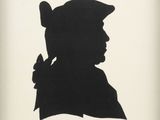 silhouette d'un homme portant un chapeau et tenant une cigarette dans la main droite