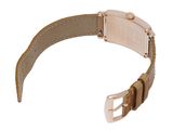 an image of a watch strap with a buckle on a white background