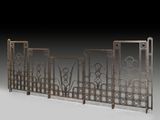 an image of a set of four wrought iron screens