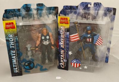 sets de figurines MARVEL Diamond SELECT Thor et captai…