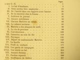 an old book with a list of items on it