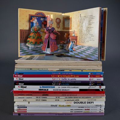 books stacked on top of each other on a table