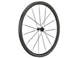 un gros plan d'une roue de vélo sur fond blanc