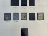 une feuille de papier sur laquelle figurent différents timbres