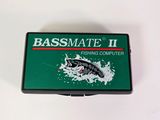 a box of bassmate ii fishing computer on a white surface