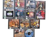 a lot of video games that are on the table