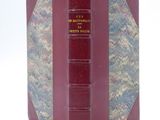 a red book that has a red cover on it
