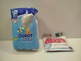 a bag of toilet paper next to a bag of toilet paper
