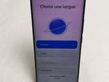 a close up of a cell phone with a screen showing the language of the phone