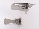 two pieces of metal that are attached to each other
