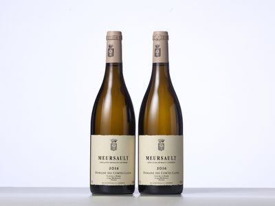 deux bouteilles de vin posées sur une table l'une à côté de l'autre