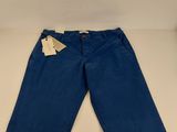 a pair of blue jeans with a tag on the back of them