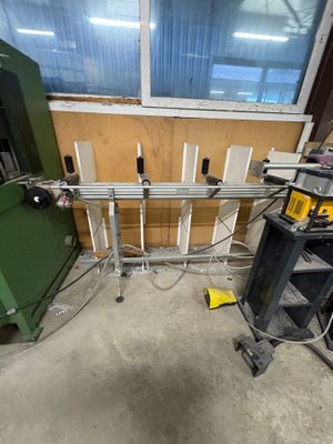 a picture of a room with a lot of tools on the floor