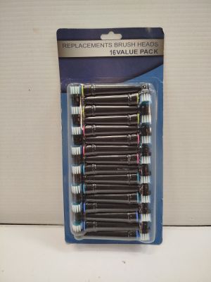 un paquet de têtes de brosse à dents dans l'emballage